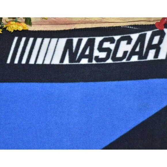 Jeff Gordon Nascar #24 Monte Carlo Fleece Throw Blanket Size 57" X 50" Signature - Picture 3 of 6